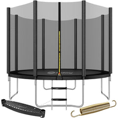 Sekey Trampolin Ø 366 cm für Garten – TÜV/GS-zertifiziertes Outdoor Trampolin mit Sicherheitsnetz, W-Beinen & Leiter – wetterfest & kindersicher, bis 150 kg belastbar Sekey