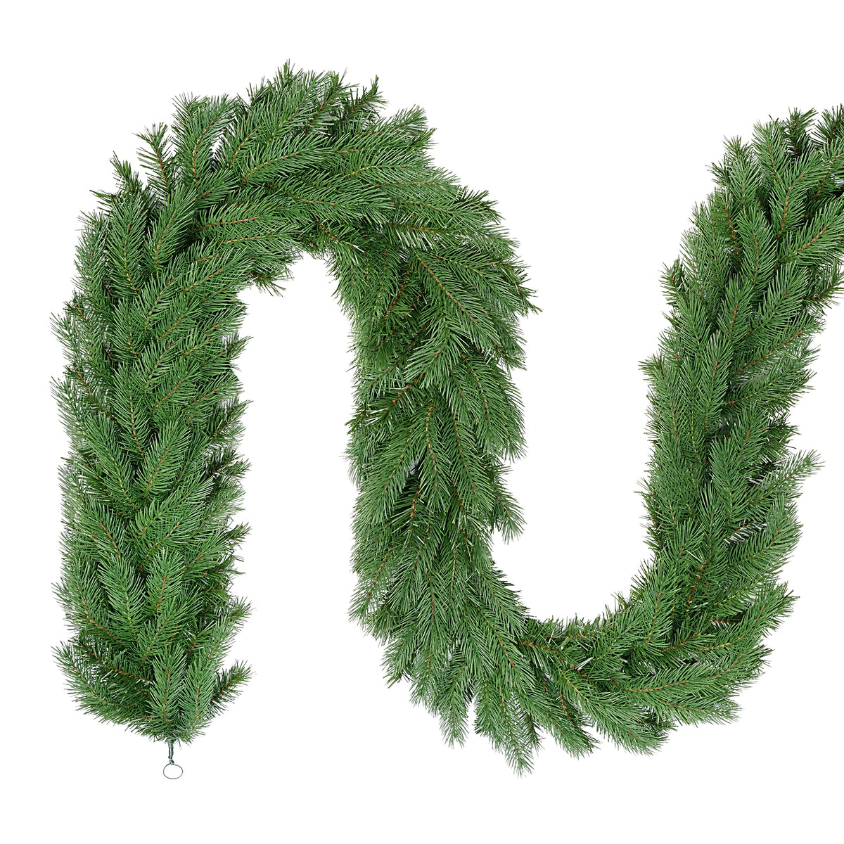 SALCAR Artificial Christmas Garland 3 m/5 m – Realistic Fir Tree Garland made of PE &amp; PVC, Green, Flexible, Easy to Clean &amp; Reusable, For Indoor &amp; Outdoor Use
