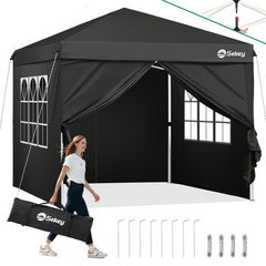 Sekey 3x3 m Faltpavillon mit 4 Seitenteilen
