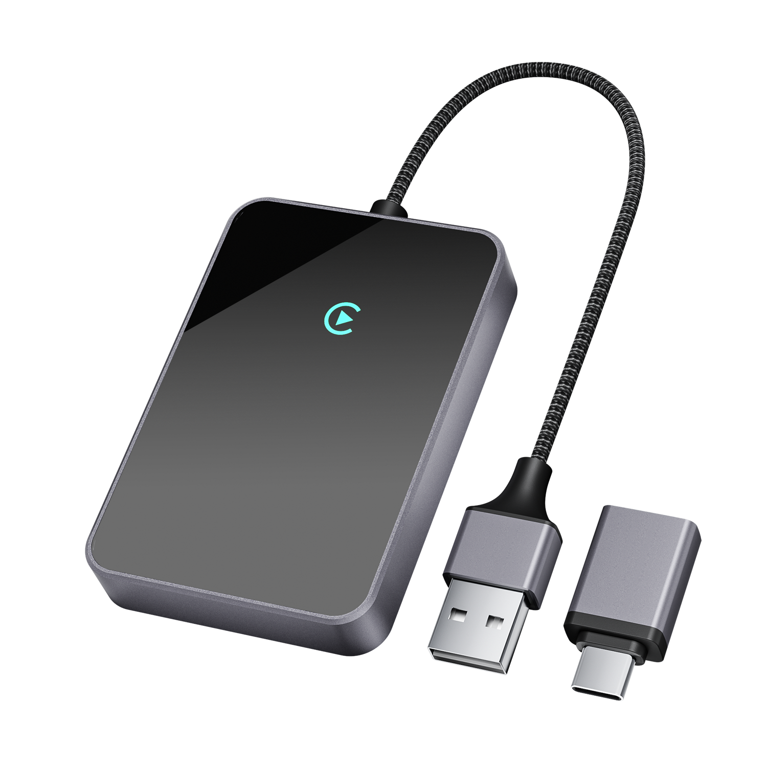 Salcar Wireless CarPlay Adapter für iPhone – Dualband 5,8 GHz, Verzögerungsfrei, Plug & Play Dongle für kabelloses CarPlay, kompatibel mit iPhone 6 & iOS 10+ Salcar