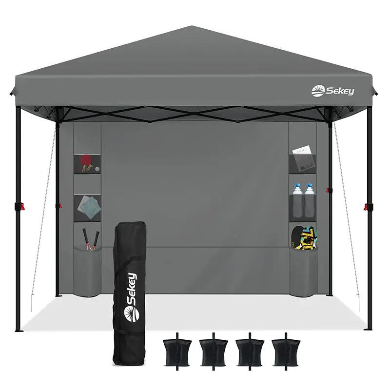 Sekey 300 x 300 cm Faltpavillon mit 1 Seitenteilen Sekey
