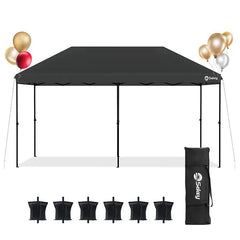 Sekey 300 x 600 cm Faltpavillon mit 6 Sandsack Sekey