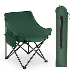 Sunula Campingstuhl Faltbar Ultraleicht, 1/2 Stück, Tragbar mit Tragetasche und Seitentaschen, 100 kg Belastbar, Rutschfeste Füße, Mondstuhl Design, Für Camping, Angeln, Picknick, Garten, Strand, 600D Oxford-Stoff Sekey