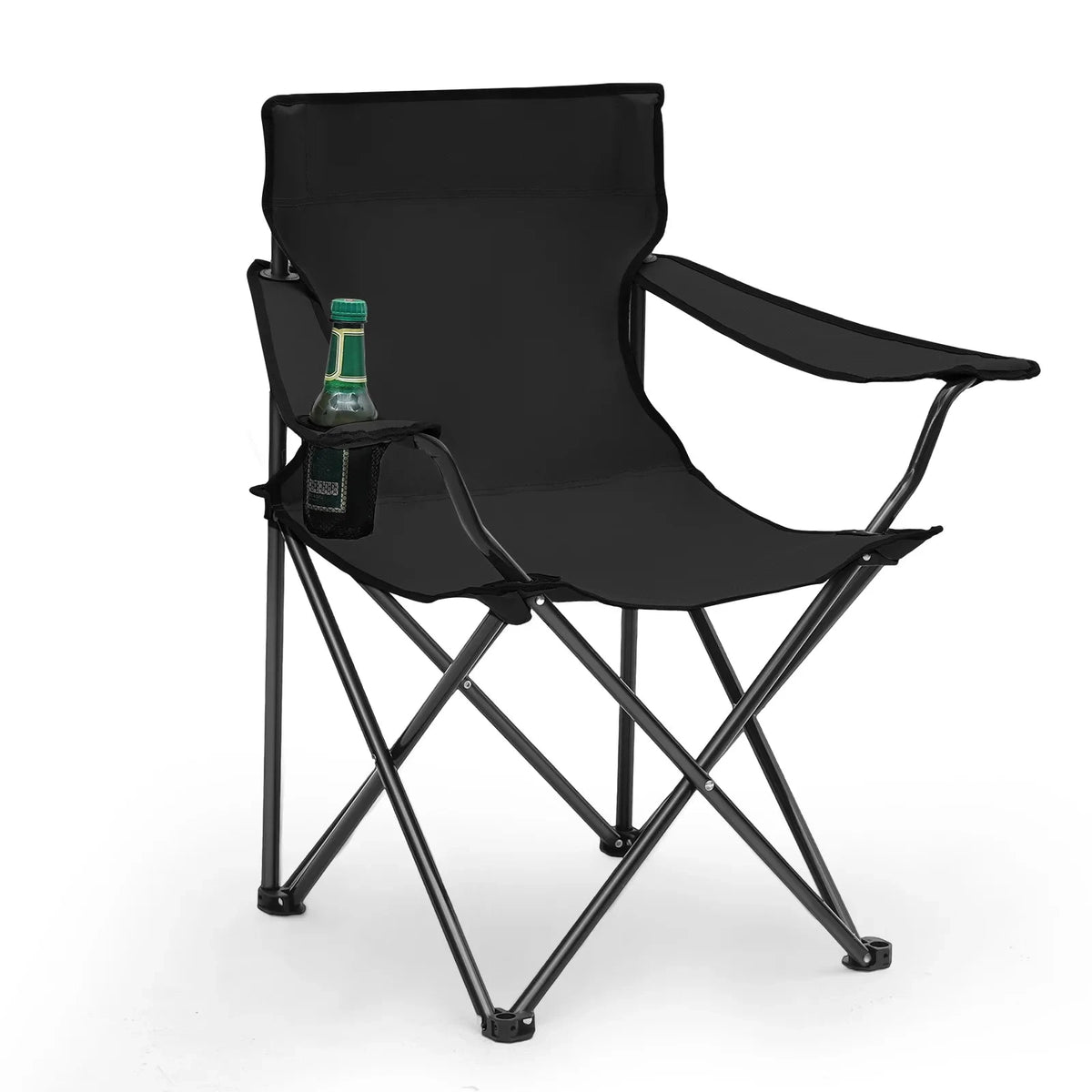 Sunula faltbarer Campingstuhl, ultraleicht, 1,65 kg, mit Getränkehalter, Tragetasche, kompakt klappbar, ideal für Camping, Garten und Ausflüge Sekey