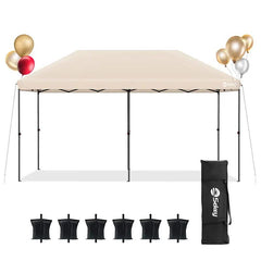 Sekey 300 x 600 cm Faltpavillon mit 6 Sandsack Sekey