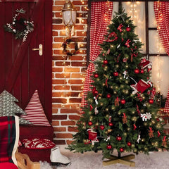 Salcar 120 /150 /180 /210cm Künstlicher Weihnachtsbaum mit Holzständer, Nordmanntanne, mit 725 /980 /1290 /1525 PE-Zweigen und 203 /544 /722 /993 PVC-Zweigen Salcar