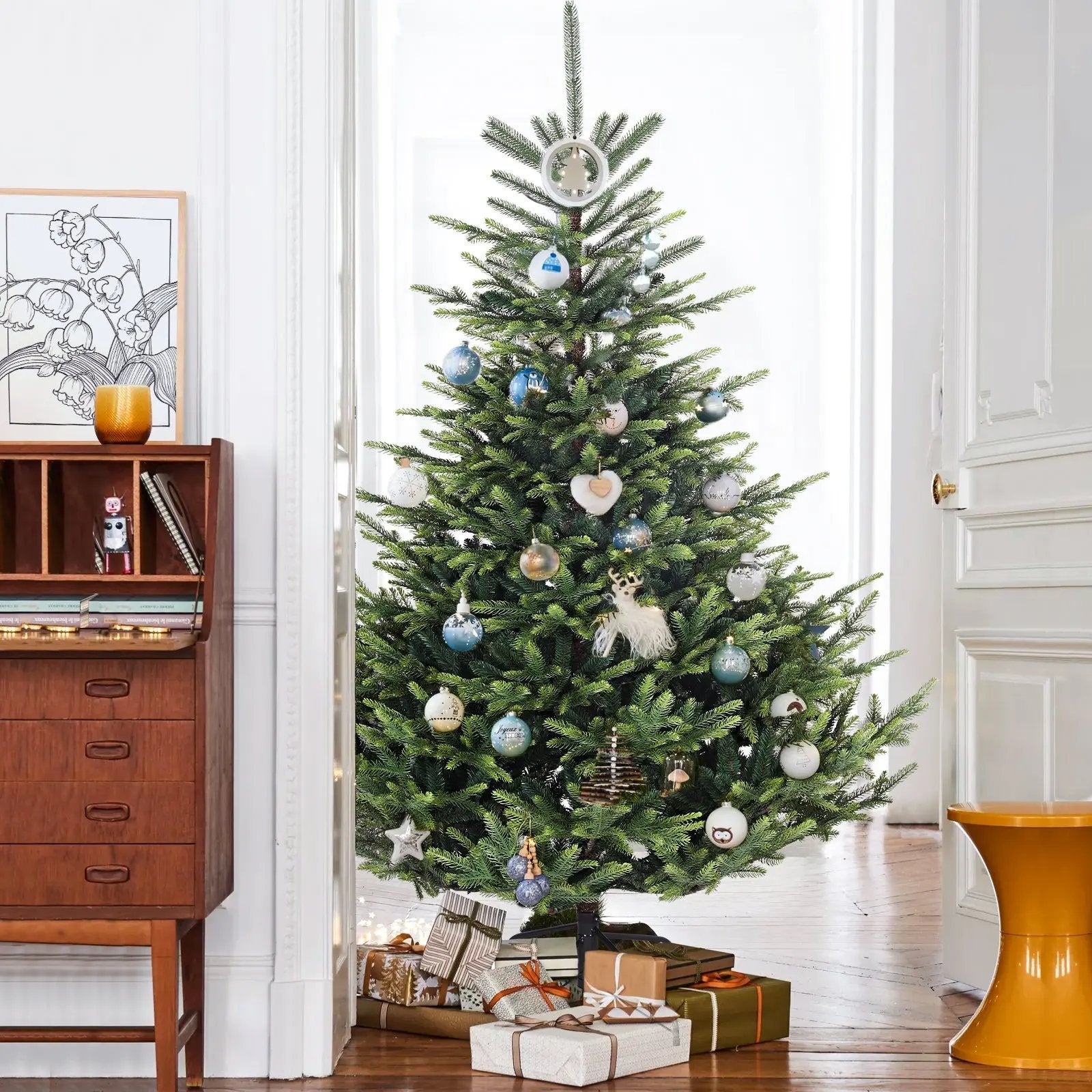 Salcar 180/210cm Künstlicher Weihnachtsbaum, 2525/3557 Zweige, 74 % PE Salcar