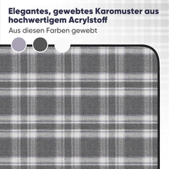 Sekey XXL Picknickdecke 200x200 cm – Waschbare & Schmutzabweisende Camping- und Stranddecke, Faltbar & Gepolstert für Outdoor, Park & Garten Sekey