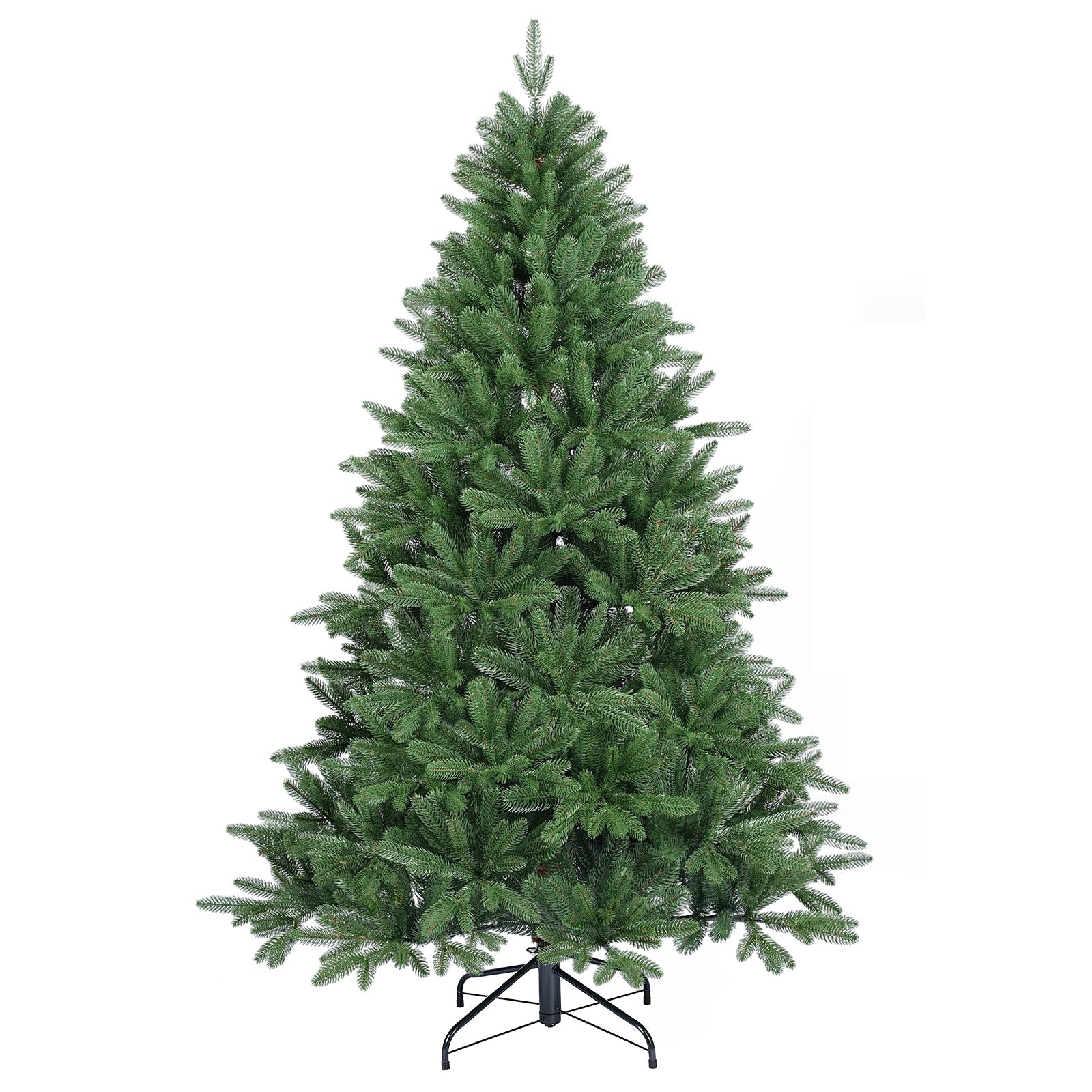 Salcar Premium Künstlicher Weihnachtsbaum 150cm/180cm/210cm – Nordmanntanne aus 100 % PE, naturgrün, form- & farbstabil, geruchlos, nadelfrei Salcar