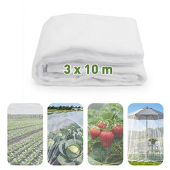 Sekey Pflanzenschutznetz 3×10 m – Feinmaschiges 0,8 mm Insektenschutznetz für Garten, Gemüse & Hochbeet, UV- & Vogelschutz, zuschneidbar für Gewächshaus & Pflanztunnel