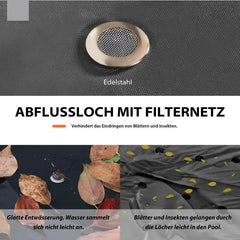Sekey Poolabdeckung  aus 420D Oxford, Schwarz Sekey