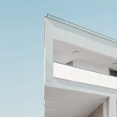 Sekey Balkon Sichtschutz aus 100% Polyester, Weiß Sekey