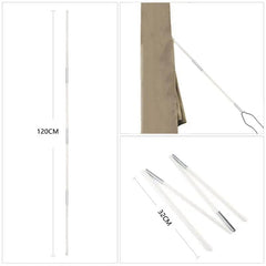 Sekey 170 x 27,5/33,5 cm Schutzhülle für 300 cm Sonnenschirm, aus Oxford-Gewebe Sekey