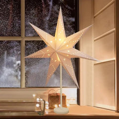 Salcar 35 cm / 55 cm LED Papierstern zum Stehen Salcar