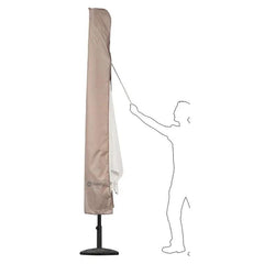 Sekey 220 x 30/50 cm Schutzhülle für 400 cm Sonnenschirm, aus Polyester-Gewebe Sekey