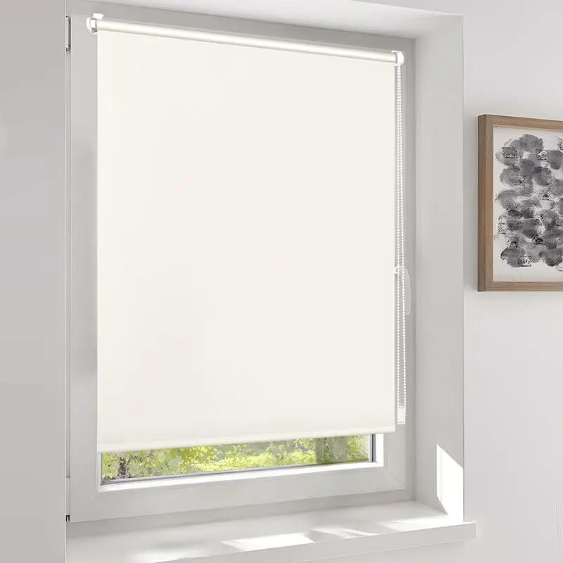 Sekey Verdunkelungsrollo, doppelseitig gleichfarbig und ohne Bohren, Creme Sekey