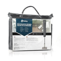 Sekey 136 x 27/35,5 cm Schutzhülle für 200 cm Sonnenschirm, aus Polyester-Gewebe Sekey