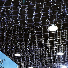 Salcar 2m/ 5m / 10m LED Eisregen Lichterkette, 80/ 200 / 400 LEDs, 31V GS-zertifizierte Stromversorgung Salcar