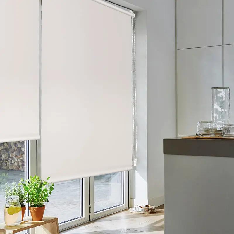 Sekey Verdunkelungsrollo, doppelseitig gleichfarbig und ohne Bohren, Taupe Sekey