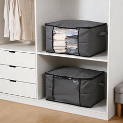 Sekey Unterbett-Aufbewahrungsboxen 60L & 90L Set für Kleidung, Bettwäsche und saisonale Textilien, Staub- und Feuchtigkeitsschutz