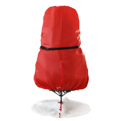 Salcar Weihnachtsbaum Aufbewahrung 138 × 185 cm – Weihnachtsbaumtasche für Bäume bis 2,4 m, mit Schnallen, Kordelzug & Kartenschlitz, Wasserdicht & Reißfest