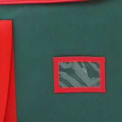 Salcar Grüne Aufbewahrungsbox für 128 Weihnachtskugeln – Faltbare Christbaumkugel-Box 64,8×32,3×34,2 cm mit 128 Fächern, Tragegriffen & Doppelreißverschluss
