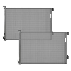 Sekey Ausziehbares Treppenschutzgitter 2er-Pack 0–150 cm × 97 cm – TÜV-zertifiziertes Türschutzgitter für Kinder & Haustiere, ohne Bohren, Sicherheitsgitter für Treppe und Tür