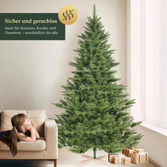 Salcar 180/210cm Künstlicher Weihnachtsbaum, Nordmanntanne, mit 560/760 Zweigen Salcar