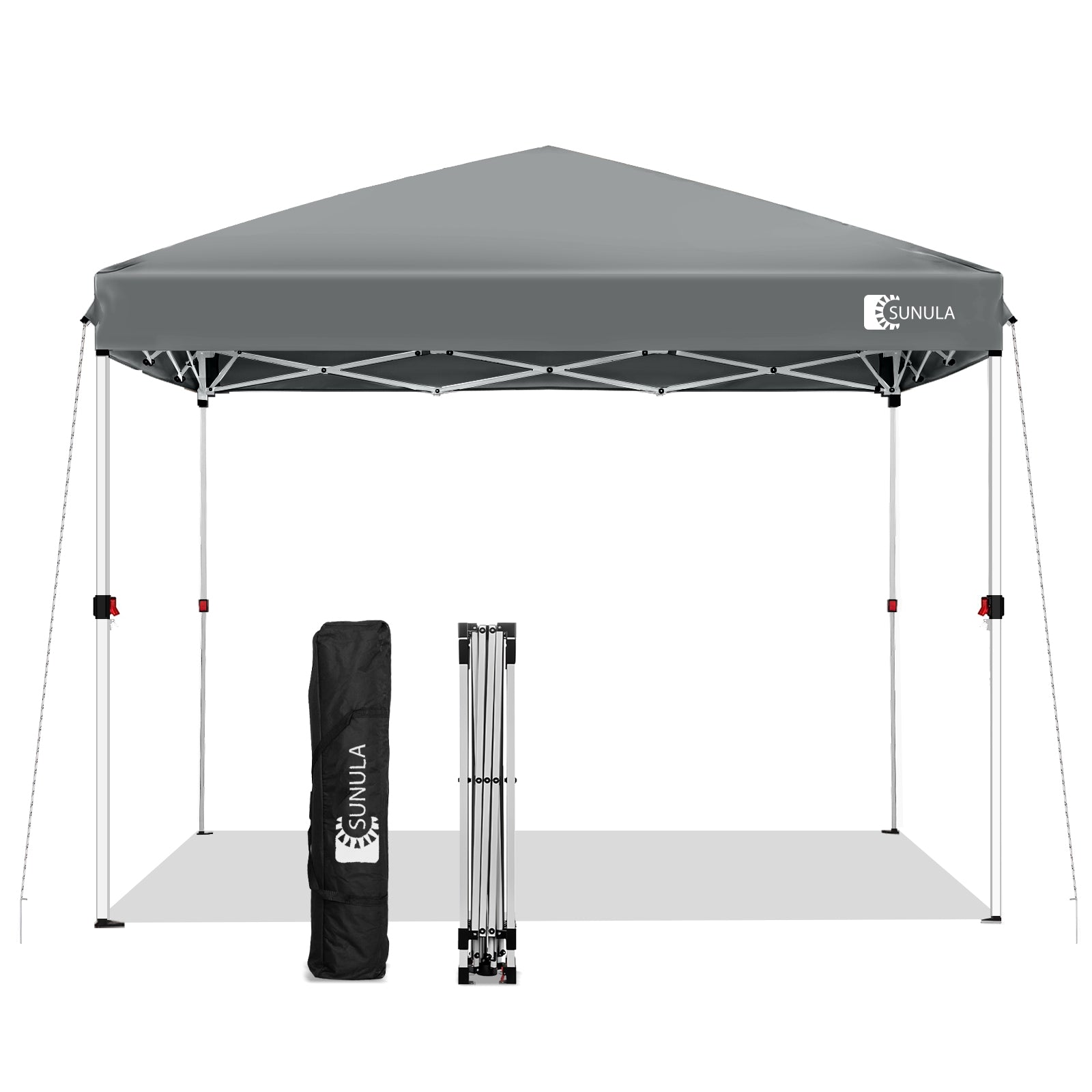 Sunula Pavillon 3x3m Wasserdicht & Stabil – Faltpavillon mit Verdickten Rohren, UV-Schutz & Tragetasche, für Garten, Camping & Veranstaltungen Sunula