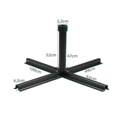 Sekey 38 mm - 48 mm Kreuzständer für Sonnenschirm Sekey