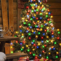 Salcar 2 m LED Lichterkette für Weihnachtsbaum, mit 8 Strängen, 280 LEDs, 31V GS-zertifizierte Stromversorgung Salcar