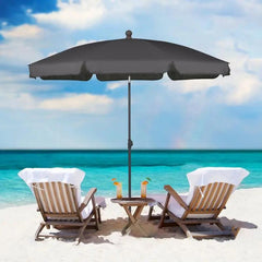 Sekey 200 cm Sonnenschirm mit Schutzhülle, Sonnenschutz UV50+ Sekey