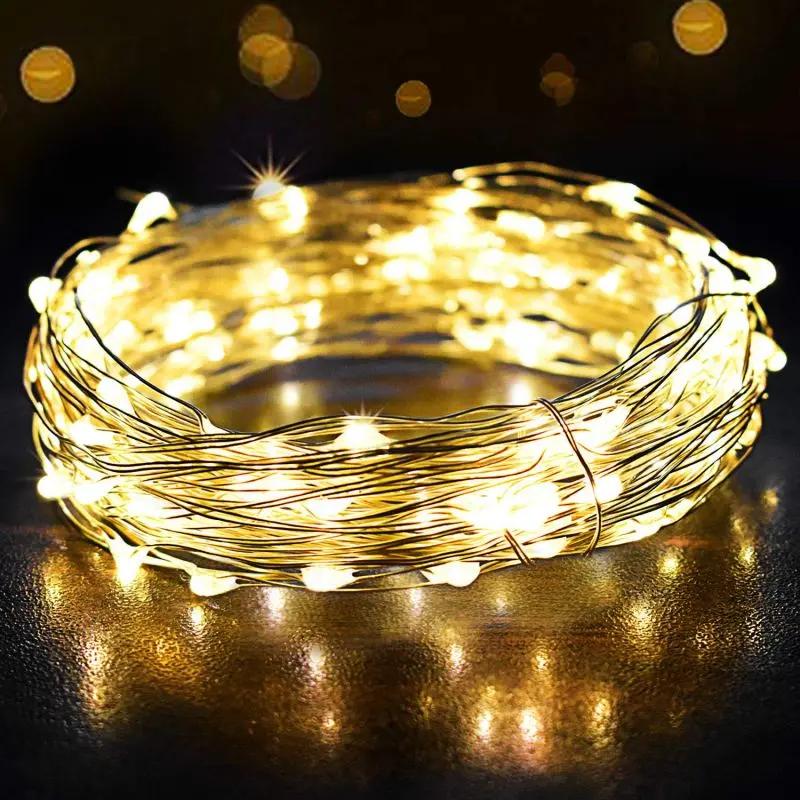 Salcar 10 m LED Micro Lichterkette, 100 LEDs, USB-betrieben Salcar