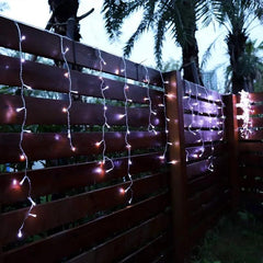 Salcar 2m/ 5m / 10m LED Eisregen Lichterkette, 80/ 200 / 400 LEDs, 31V GS-zertifizierte Stromversorgung Salcar