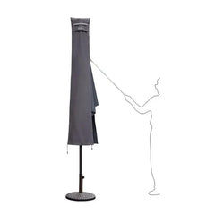 Sekey 190 x 30/50 cm Schutzhülle für 350 cm Sonnenschirm, aus Oxford-Gewebe Sekey