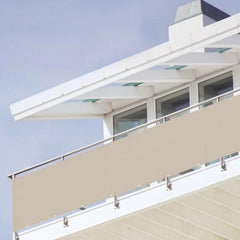 Sekey Balkon Sichtschutz aus 100% Polyester, Taupe Sekey