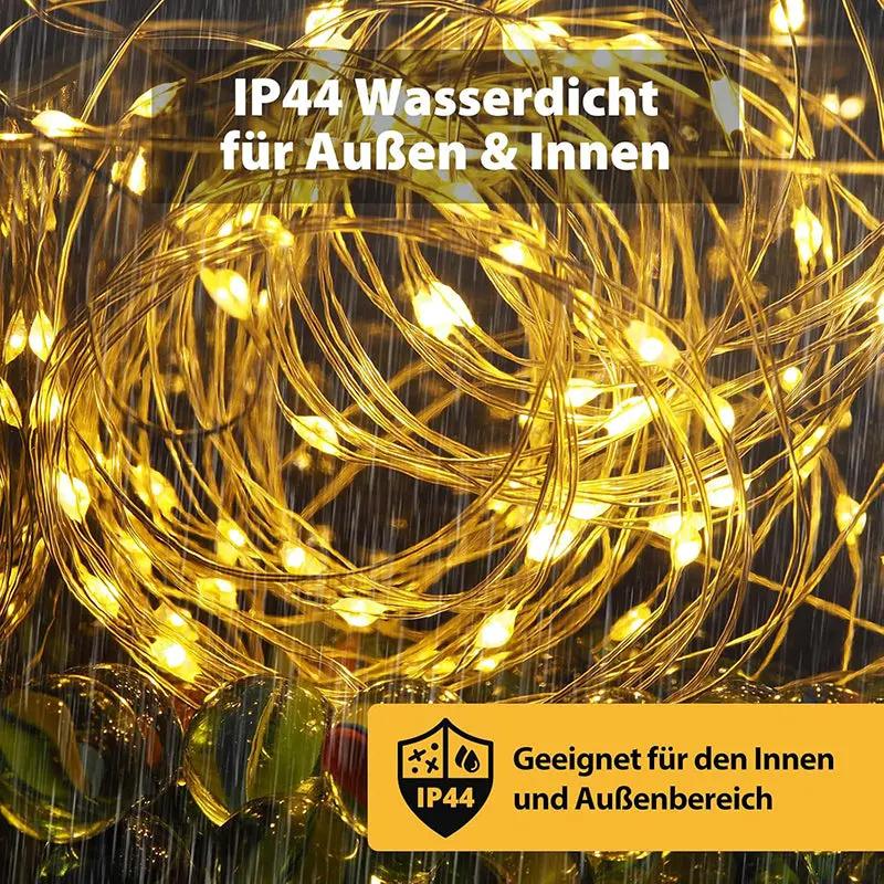Salcar 100 m LED Micro Lichterkette, 1000 LEDs, 31V GS zertifizierte Stromversorgung Sekey