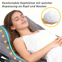 Sekey Feldbett Campingbett Klappbar 190×71×35 cm | 200 kg belastbar | inkl. Matratze & 3-in-1-Seitentasche | Faltbares Gästebett für Camping, Garten & Reise