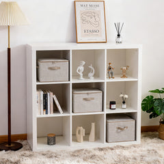Sekey Aufbewahrungsboxen 3er Set mit Deckel | Stoffboxen 40 × 30 × 25 cm formstabil, faltbar & vielseitig einsetzbar