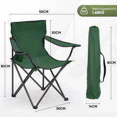 Sunula faltbarer Campingstuhl, ultraleicht, 1,65 kg, mit Getränkehalter, Tragetasche, kompakt klappbar, ideal für Camping, Garten und Ausflüge Sekey