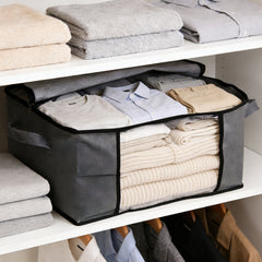 Sekey Unterbett-Aufbewahrungsboxen 60L & 90L Set für Kleidung, Bettwäsche und saisonale Textilien, Staub- und Feuchtigkeitsschutz
