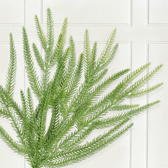Salcar Künstlicher Weihnachtsbaum mit Holzständer – 100 % PE, zartgrün & naturgetreu – 120 cm / 150 cm, pflegeleicht & stabil