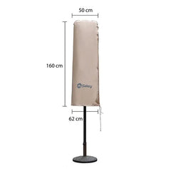 Sekey 160 x 50/62 cm Schutzhülle für Doppelsonnenschirm, aus Polyester-Gewebe Sekey