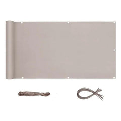 Sekey Balkon Sichtschutz aus 100% Polyester, Taupe Sekey