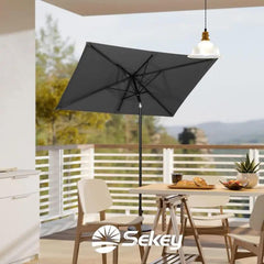 Sekey 200 x 125 cm Balkonschirm Rechteckig, Sonnenschutz UV50+ Sekey