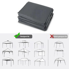 Sekey 3×3m Seitenwand für Pavillon, 2er Set, mit 2 Fenster Sekey