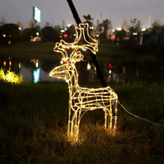 Salcar 60 cm LED Rentier Weihnachtsbeleuchtung, 140 LEDs Salcar