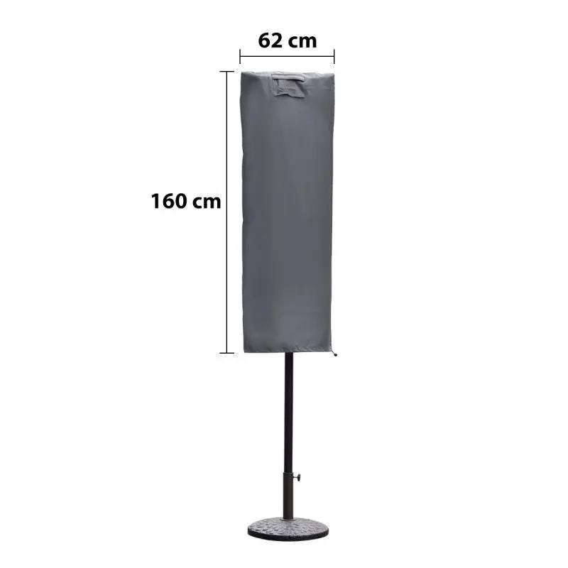 Sekey 160 x 62 cm Schutzhülle für Doppelsonnenschirm, aus Oxford-Gewebe Sekey