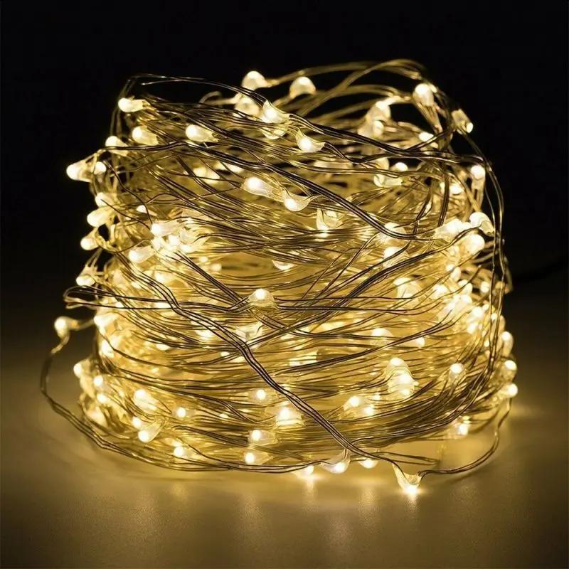 Salcar 10 m LED Solar Lichterkette, 100 LEDs Salcar
