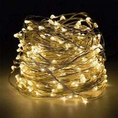 Salcar 10 m LED Solar Lichterkette, 100 LEDs Salcar